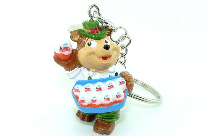 Emil Eiermann der Ü-Ei Teddy als Schlüsselanhänger