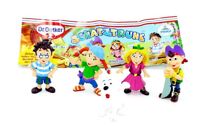 Figurensatz Piraten - Schatztruhe mit BPZ (Firma Oetker)