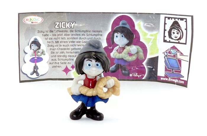 Zicky mit deutschen Beipackzettel (Die Schlümpfe 2)