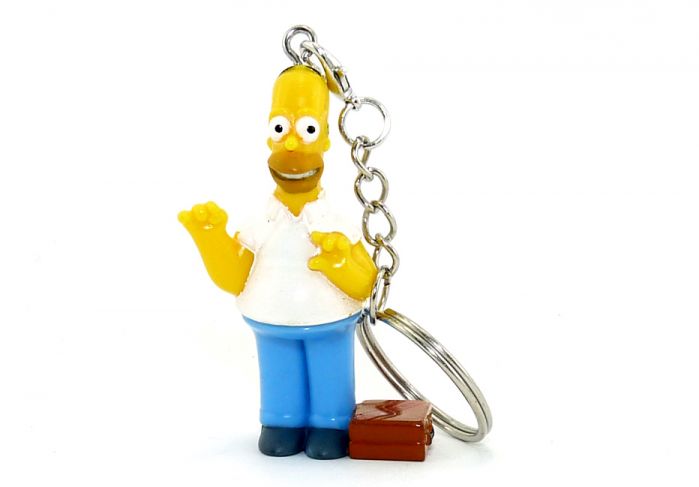 Homer Simpson als Schlüsselanhänger. Höhe 55mm