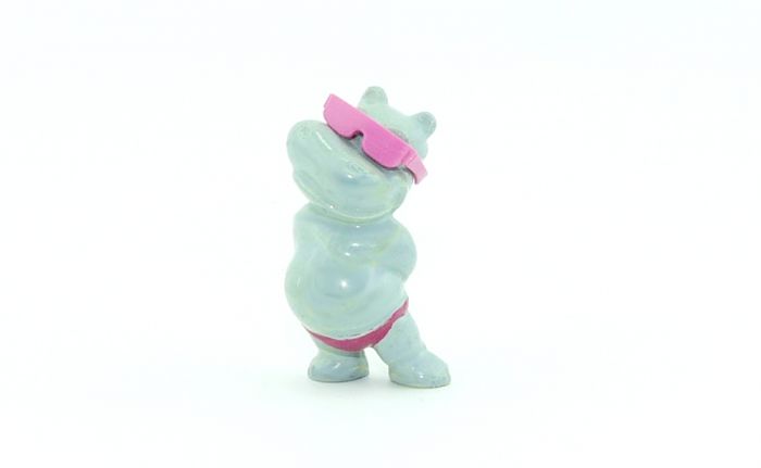Happy Hippo mit Brille aus der ersten Happy Hippo Serie von 1988