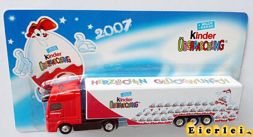 Ü-Ei Truck mit Schriftzug "Herzlichen Glückwunsch"