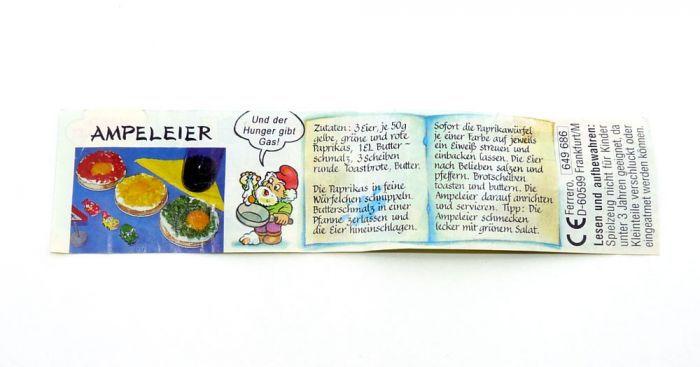 Beipackzettel AMPELEIER von den Küchenzwergen