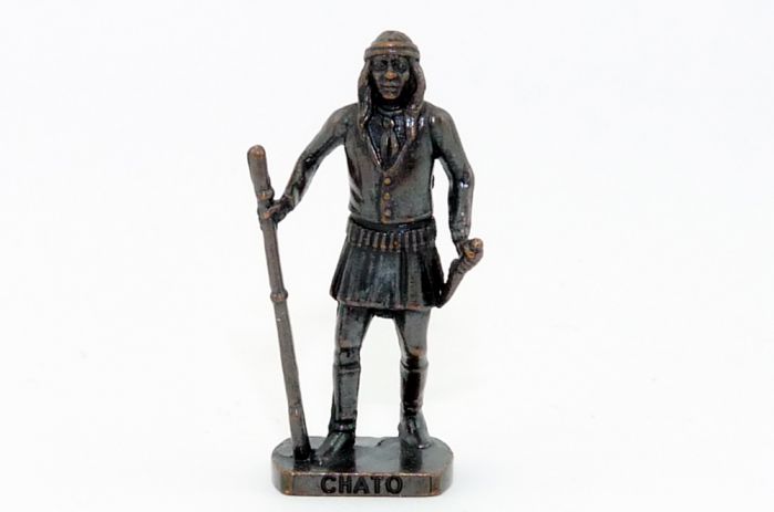 Chato Figur Alt Brüniert (Metallfiguren)