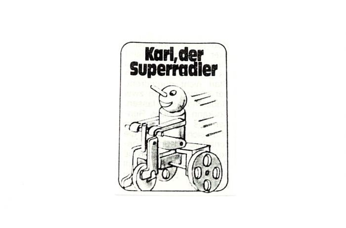 Beipackzettel von Karl, der Superradler