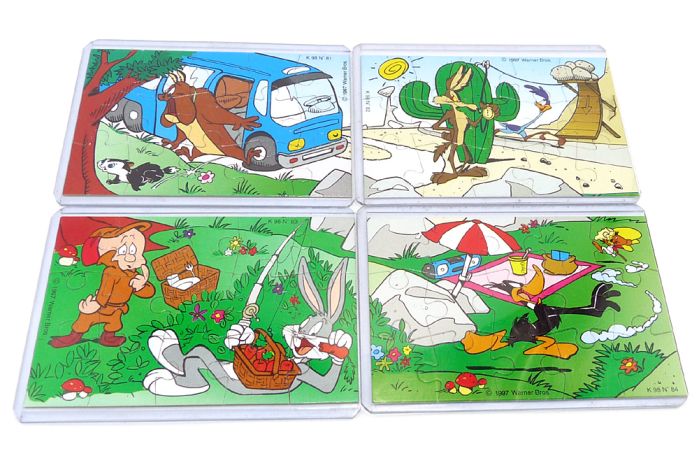 Superpuzzle der Looney Tunes mit Beipackzetteln (60 Puzzleteile)