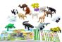 Natoons August 2023. Komplettsatz mit 16 Tierfiguren und 16 Beipackzettel