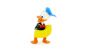 Donald mit Akkordeon und blauer Mütze (Donalds flotte Familie)