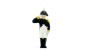 Soldat mit Dreispitz grüßend (Soldaten und Uniformen)