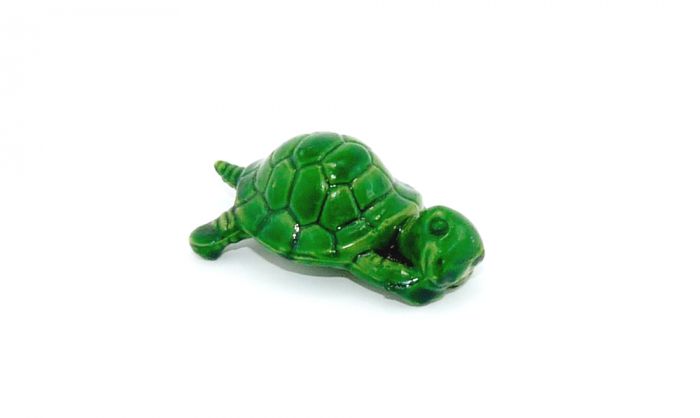 Schildkröte liegend - schläft (Alte Figuren)