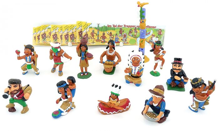 Auswahl Figur Häuptling aus Indianer am Schlangenfluss Steckfiguren 1992 ÜEi. 