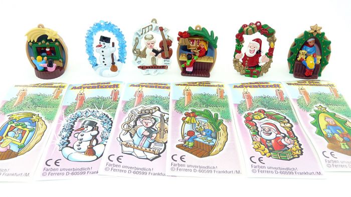 WEIHNACHTSBAUMSCHMUCK Anhänger für den Tannenbaum (Komplett -Set mit Zetteln)