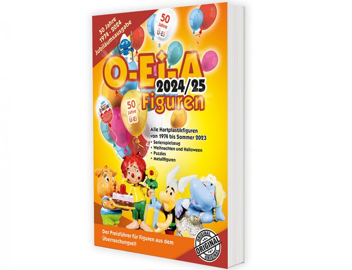 O-Ei-A Figuren 2024-25. Jubiläumsausgabe 50 Jahre Ü-Ei auf 694 Seiten (Preiskatalog)