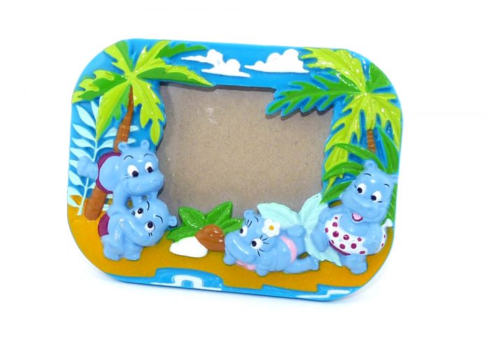 Bilderrahmen der Happy Hippos aus dem Maxi Ü-Ei