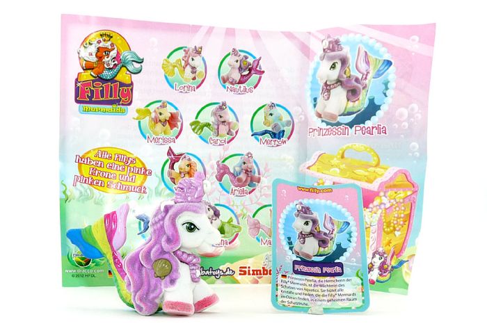 Filly Unicorn Sonderfigur " Prinzessin Pearlia" mit Beipackzettel und Mini Karte