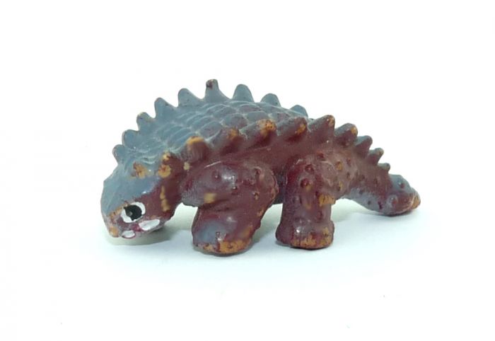 Ankylosaurus aus hellbraunen Grundmaterial (Saurier 1978)