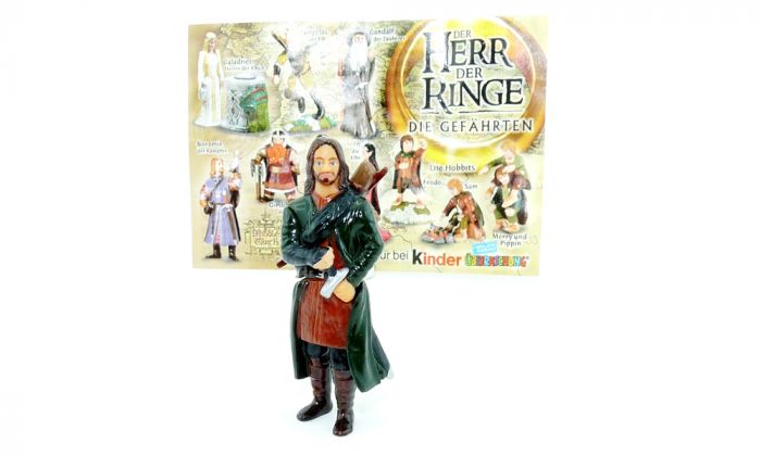 Aragorn der Waldläufer mit Beipackzettel (Herr der Ringe 1 Die Gefährten)