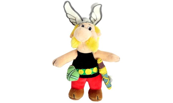 Asterix aus dem Maxi Ei als Plüschfigur mit Beipackzettel