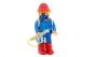 Feuerwehrmann mit Spritze und Aufklebern (Steckfiguren)
