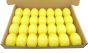 28 gelbe Überraschungsei Kapseln (Maße 6cm x 5cm)