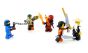 Lego Ninjago Master WU, JAY und KAI im Kampf gegen SQIFFY und CYREN