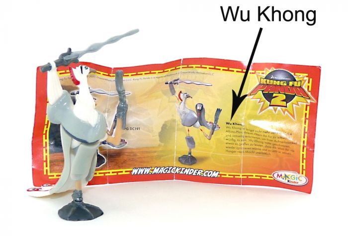 Lord Shen mit Beipackzettel wo "Wu Khong" drauf steht [Sonderbeipackzettel]