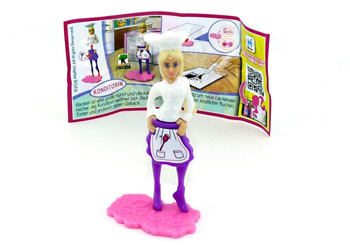 KONDITORIN mit Zettel EN430A (Die Barbie Traumberufe)
