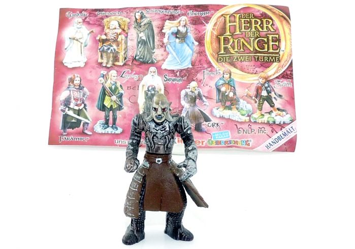 Ork mit Beipackzettel von Der Herr der Ringe Teil 2