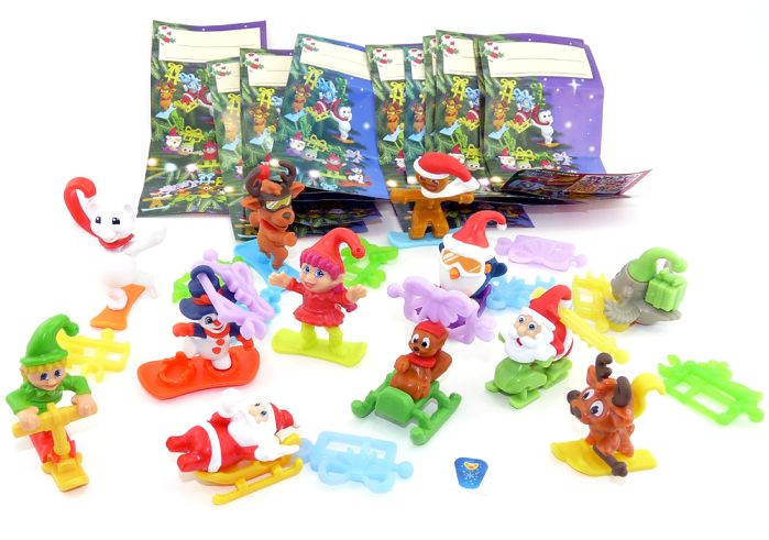 Komplettsatz Ü-Ei Figuren Weihnachten 2025 alle 12 Figuren