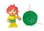 Pumuckl mit Schirm. Doppelkennung 1 im Schirm, Zustand 1A  (mit Eierlei Garantieschein)