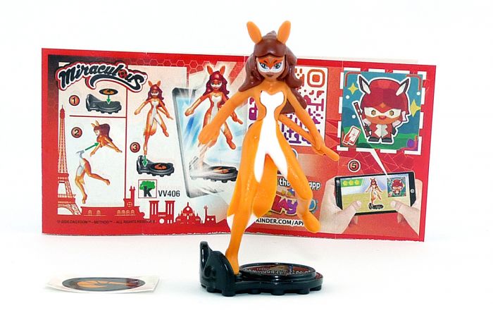 Rena Rouge von den Miraculous 2 mit Aufkleber (Beipackzettel Nummer VV406)
