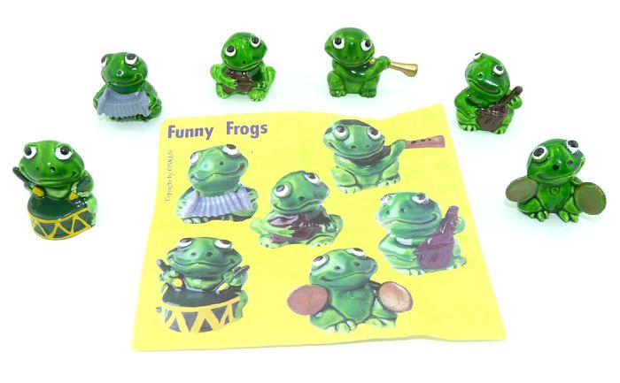 Funny Frogs von der Firma Onken mit einem Beipackzettel