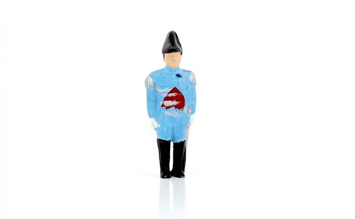 Soldat mit Säbel in hellblau (Soldaten und Uniformen)