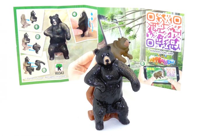 Schwarzbär aus der Serie Natoons North Amerika (BPZ - VU343)