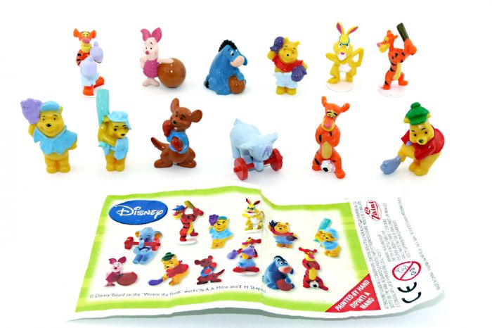 Disney Winnie Pooh Baby Figurensatz beim Sport [Firma Zaini]