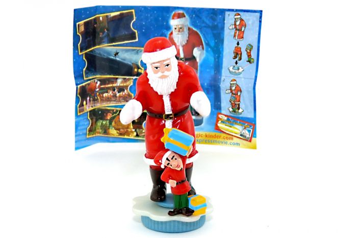 Der Elf und der Weihnachtsmann mit EU Beipackzettel (Polarexpress)