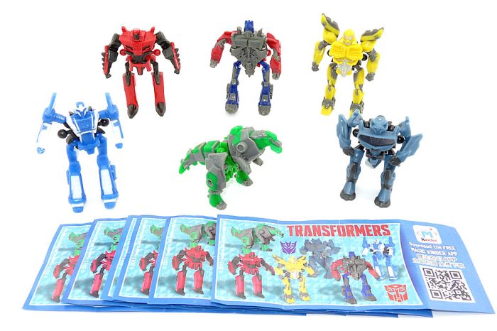 Transformers 2 Figurensatz. Alle 6 Figuren der Serie aus China mit Beipackzettel