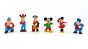 Goofy und seine Freunde Nr. 1. Topolino von 1992. 6 Figuren [Firma Nestle - Disney]