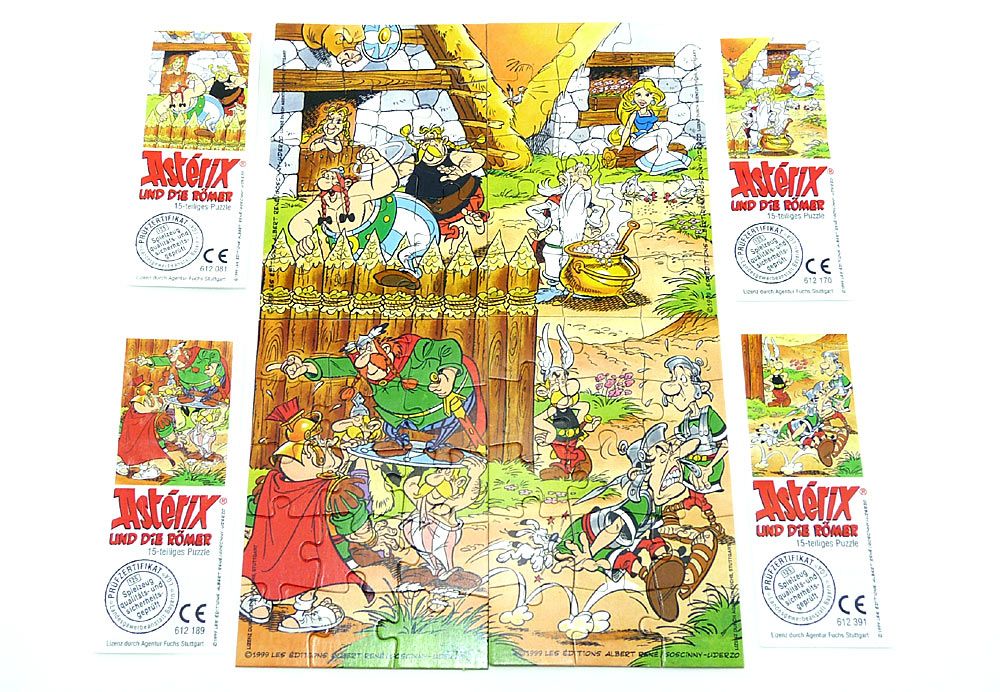 Superpuzzle Asterix und die Römer PUZZLE alle 4 BPZ 