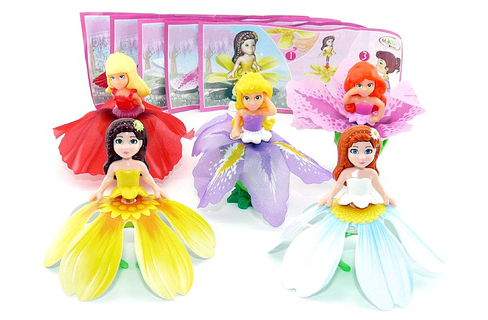Überraschungsei Figuren Barbie Flowee Spielzeug Mädchen UeEi 2012 BPZ 