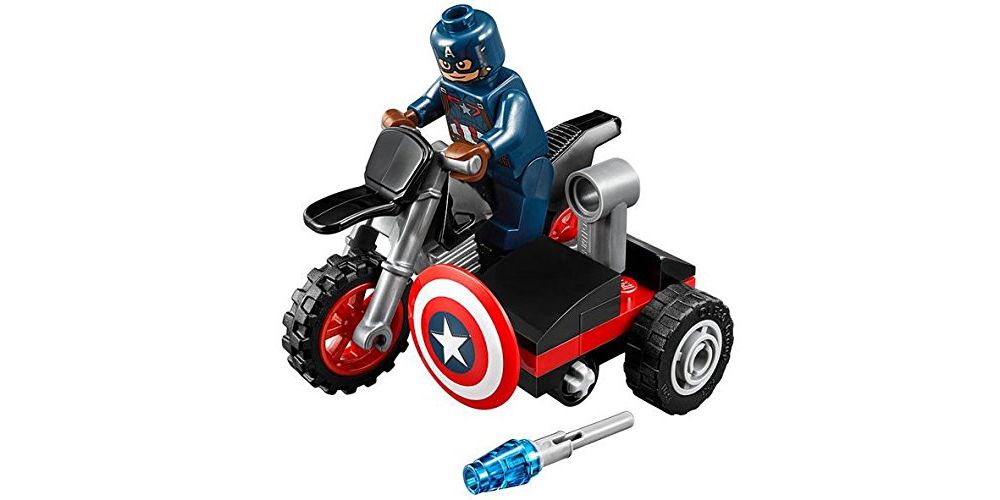 LEGO Super Heroes Captain America's Motorcycle im Polybag [Nummer 30447] -  Ü-Ei online Shop auf Eierlei.de der umfangreiche Shop Ü-Eier