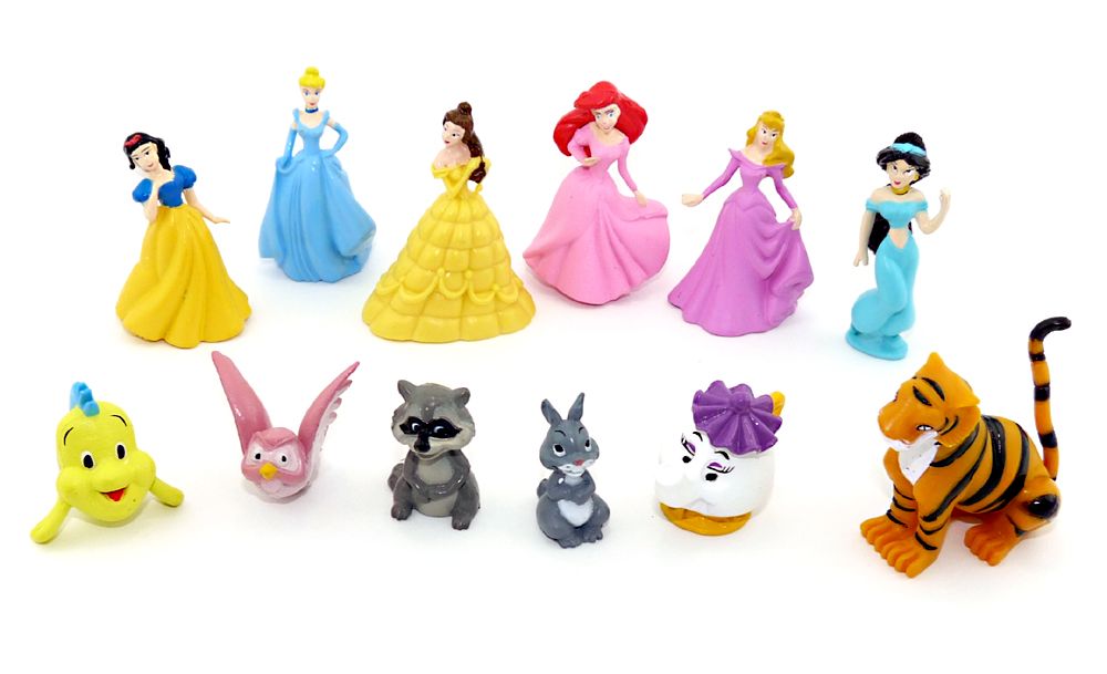 12 tolle Figuren von Disney PRINZESSIN. Zauberhafte Prinzessin Set - Ü