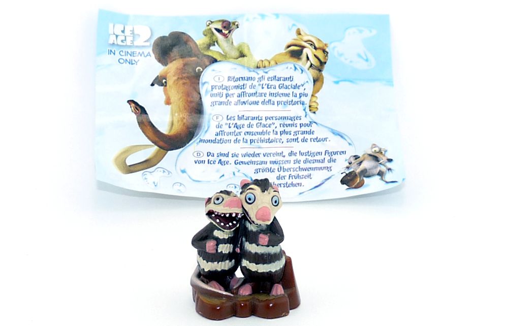 Komplett Satz "Ice Age 4" mit allen Beipackzetteln 