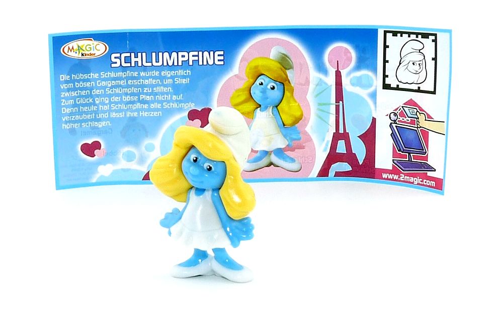 Schlumpfine Figur Figuren aus dem Überraschungsei von ferrero - Ü-Ei ...