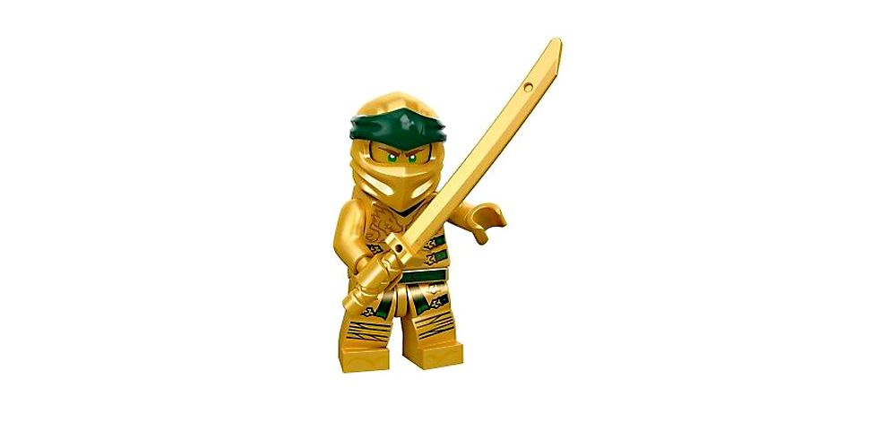 Lego Ninjago Figurenteil goldener Ninja LLoyld Kopfbedeckung  98133 2 Stk 