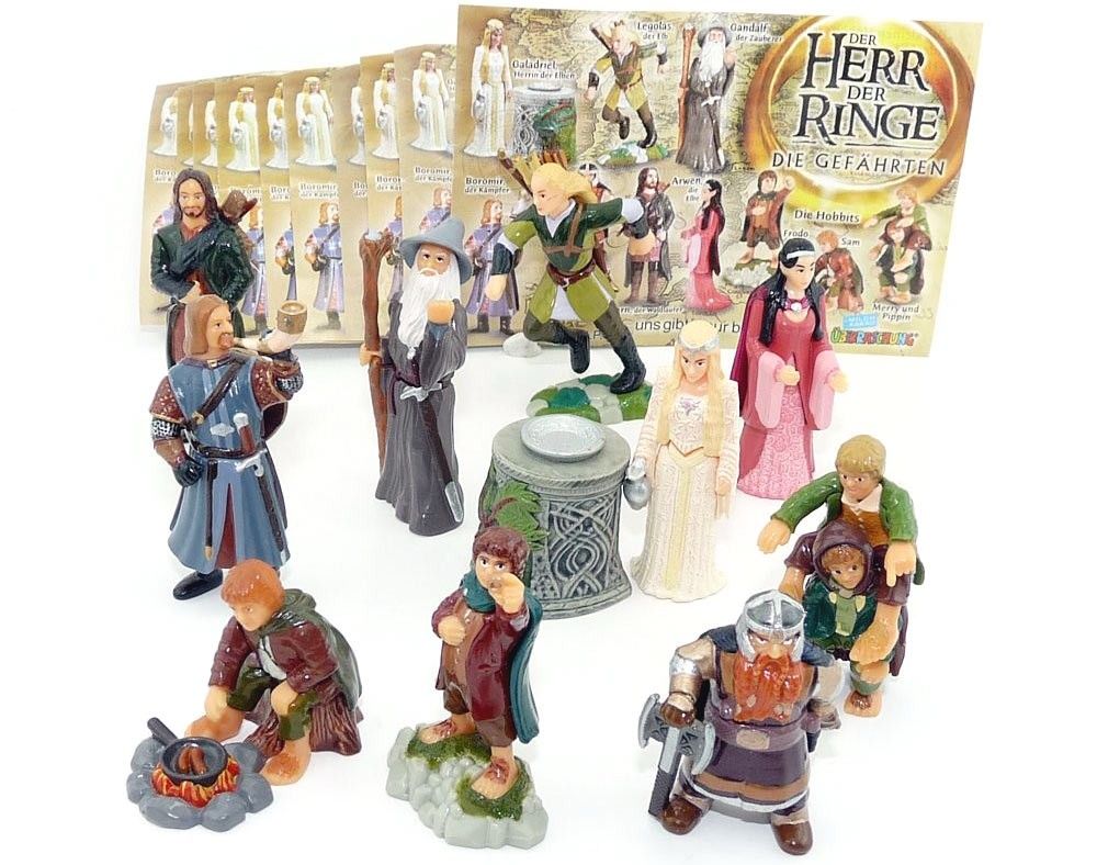 Figuren Aus Herr Der Ringe DER HERR DER RINGE Figuren aus dem Überraschungsei von Ferrero zum