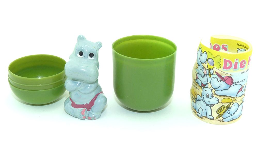 Wasser Walli mit Beipackzettel in originaler Olivgrüner dreiviertel Kapsel ÜEi online Shop