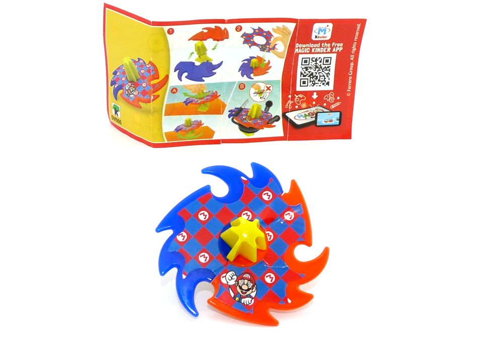 2 Kinder Joy D 2020 Super Mario Figur Luigi Kreisel   mit BPZ 