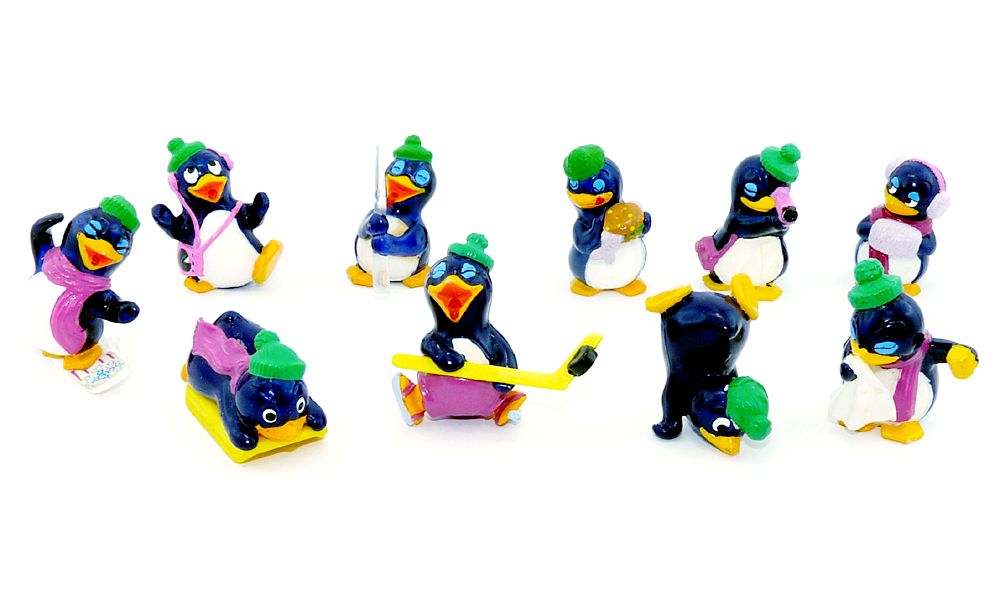 Überraschungsei Figuren Peppy Pingos 1992 UeEi Pinguine Auswahl 