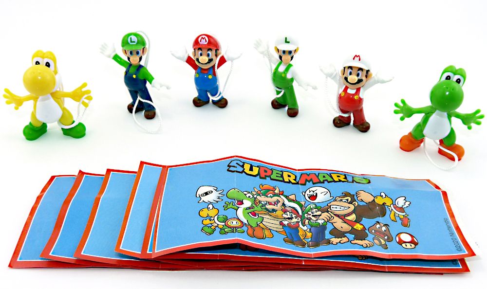 Super Mario Kinder Joy 2020 Einzelfiguren und Komplettsatz zur Auswahl 